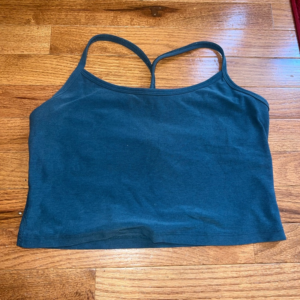 Beyond Yoga Deep Blue Activewear Top